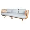 Cane-line Nest 3-seater Sofa, Natural - Light Grey 1 Cane-line Nest 3-seater Sofa, Natural - Light Grey -Fredericia Sales 57523USL