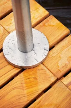 Cane-line Lagoon Outdoor Shower, Stainless Steel -Fredericia Sales 5952ST 5952BASET 3