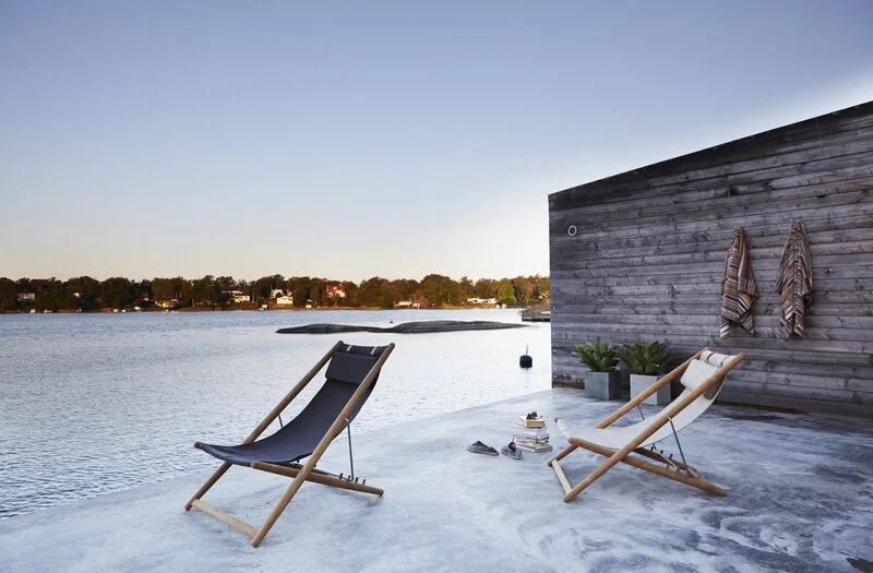 Skargaarden H55 Easy Chair, Teak - Black Agora 5 Skargaarden H55 Easy Chair, Teak - Black Agora - Image 3