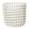 Ferm LIVING Ceramic Basket, XL, Off-white