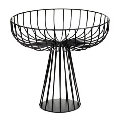 Serax Catu Basket With Stand, Black