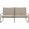 Ferm LIVING Desert 2-seater Sofa, Black - Dark Sand Dolce