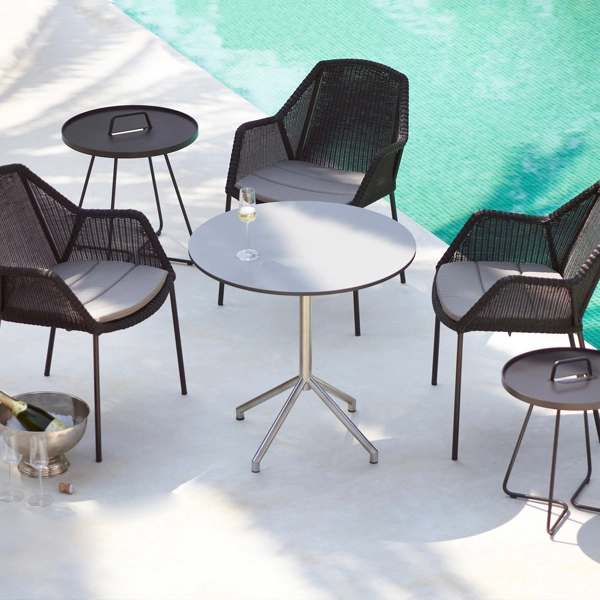 Cane-line On-the-move Table, Large, Black 4 Cane-line On-the-move Table, Large, Black - Image 2