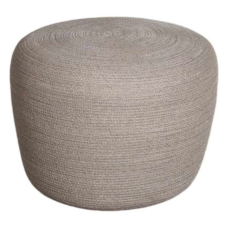 Cane-line Circle Footstool, Small, Conic, Taupe 3 Cane-line Circle Footstool, Small, Conic, Taupe