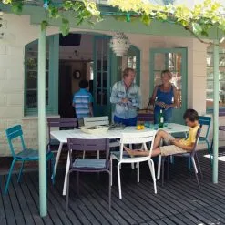 Fermob Luxembourg Table, 80 X 80 Cm, Cotton White -Fredericia Sales 91Fermob iso 1