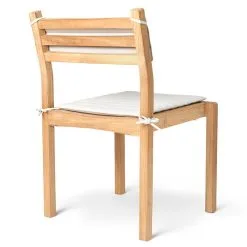 Carl Hansen & Søn AH501 Outdoor Side Chair, Teak -Fredericia Sales AH501 teak untreated CU agoralisolifeoat back