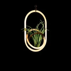 Fundamental Berlin Air Pendant Plant Holder, Brass -Fredericia Sales AIR PENDANT black