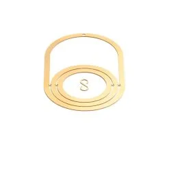 Fundamental Berlin Air Pendant Plant Holder, Brass -Fredericia Sales AIR PENDANT flat