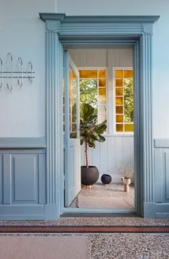 AYTM Torus Flowerpot, S, Silver - Taupe -Fredericia Sales AYTM 01 060 1