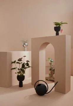 AYTM Torus Flowerpot, S, Silver - Taupe -Fredericia Sales AYTM S1 01 071