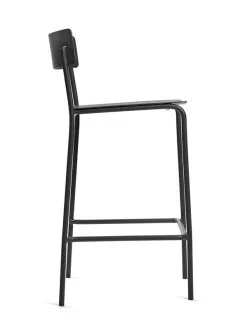 Serax August Bar Stool, Black -Fredericia Sales B5021018Bs5