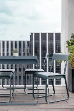 Fermob Bellevie Chair, Cactus 11 Fermob Bellevie Chair, Cactus -Fredericia Sales BELLEVIE GRIS ORAGE PARIS VISUEL2022 ROMAIN RICARD 1