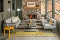 Fermob Bellevie 2-seater Sofa, Cactus - Flannel Grey -Fredericia Sales BELLEVIE ROMARIN SHOOTING US VISUEL2020 REDIM 2