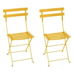 Fermob Bistro Metal Chair, 2 Pcs, Honey Textured