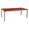 Fermob Calvi Table 195 X 95 Cm, Red Ochre 1 Fermob Calvi Table 195 X 95 Cm, Red Ochre -Fredericia Sales CALVI TABLE 195X95 OCRE ROUGE