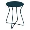 Fermob Cocotte Stool, Acapulco Blue -Fredericia Sales COCOTTE TABOURET BLEU ACAPLUCO