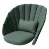 Cane-line Peacock Lounge Chair Cushion Set, Dark Green -Fredericia Sales Cane Line 5458YN101 ee
