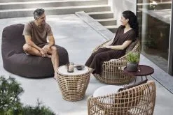 Cane-line On-the-move Table, Small, Bordeaux -Fredericia Sales Cozy bean bag chair nest round chair