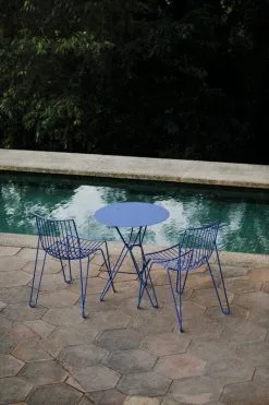 Massproductions Tio Table, 60 Cm, High, Overseas Blue -Fredericia Sales D0A9958