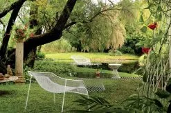 Emu Heaven Coffee Table 50 Cm, Matt White, Glass Top -Fredericia Sales EMU Catalogo2020 Pag174 175 Heaven