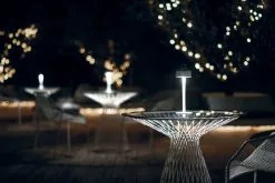 Emu Heaven Coffee Table 50 Cm, Matt White, Glass Top -Fredericia Sales EMU Catalogo2020 Pag176 Heaven Luciole