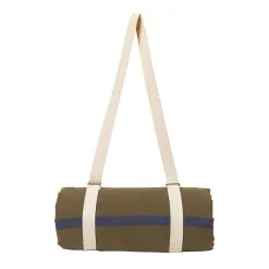 Ferm LIVING Yard Picnic Blanket, Olive - Bright Blue