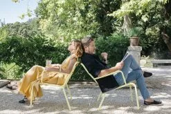 Fermob Luxembourg Low Armchair, Acapulco Blue -Fredericia Sales Fauteuil bas Luxembourg lounge Fermob 1