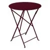 Fermob Bistro Table, 60 Cm, Black Cherry 2 Fermob Bistro Table, 60 Cm, Black Cherry -Fredericia Sales Fermob BISTRO TABLE D60 Black Cherry ee