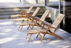 Cane-line Flip Deck Chair, Teak -Fredericia Sales Flip deck chair 2