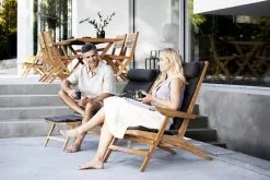 Cane-line Flip Deck Chair, Teak -Fredericia Sales Flip deck chair