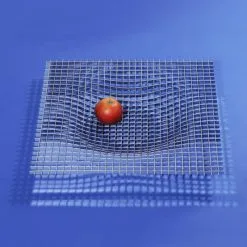 Fundamental Berlin Gravity Tray, 36 X 36 Cm, Stainless Steel -Fredericia Sales GRV CP Blue