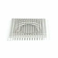 Fundamental Berlin Gravity Tray, 20 X 20 Cm, Stainless Steel -Fredericia Sales GRV TRY TOPVIEW