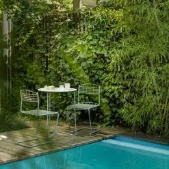 Grythyttan Stålmöbler High Tech Chair, Galvanized Steel -Fredericia Sales Grythyttan High Tech Bord60 scaled 1