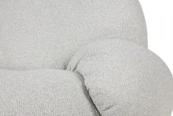 GUBI Pacha Outdoor Lounge Chair With Armrest, Swivel Base, Libera 003 -Fredericia Sales Gubi 10106219 DTL Pacha Lounge Chair Armrest FullyUpholstered Outdoor Dedar Outdoor Libera 003