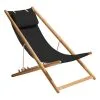 Skargaarden H55 Easy Chair, Teak - Black Agora -Fredericia Sales H55 T B skargaarden