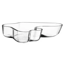 Iittala Aalto Bowl, 262 X 50 Mm, Clear