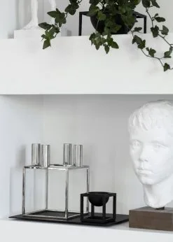 By Lassen Kubus Centrepiece Bowl, Small, Black -Fredericia Sales IMGL6948