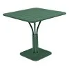 Fermob Luxembourg Table, 80 X 80 Cm, With Pedestal, Cedar Green -Fredericia Sales LUXEMBOURG GUERIDON 80x80 CEDRE