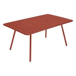 Fermob Luxembourg Table, 165 X 100 Cm, Red Ochre