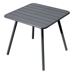 Fermob Luxembourg Table, 80 X 80 Cm, Anthracite