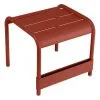 Fermob Luxembourg Table/footrest, Red Ochre 1 Fermob Luxembourg Table/footrest, Red Ochre -Fredericia Sales LUXEMBOURG TABLE small low table Ohcre red ee