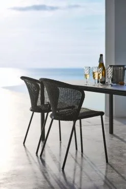 Cane-line Lean Chair, Black -Fredericia Sales Lean black f7