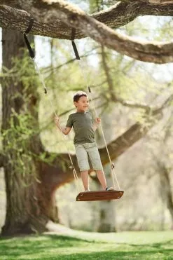 Lillagunga Lillagunga Grand Outdoor Swing, Walnut - Black -Fredericia Sales Lillagunga 27