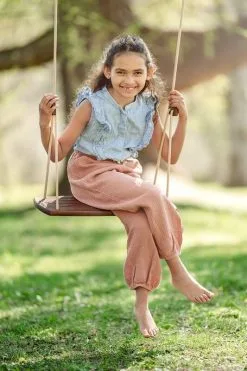 Lillagunga Lillagunga Grand Outdoor Swing, Walnut - Black -Fredericia Sales Lillagunga 34