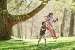 Lillagunga Lillagunga Grand Outdoor Swing, Walnut - Black -Fredericia Sales Lillagunga 36