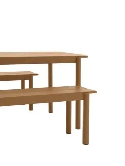 Muuto Linear Steel Bench 170 Cm, Burnt Orange -Fredericia Sales Linear burnt orange detail4 Muuto hi res