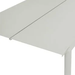 Muuto Linear Steel Table, 140 X 75 Cm, Grey -Fredericia Sales Linear steel outdoor table 220 grey detail 2 Muuto 5000x5000 hi resrole