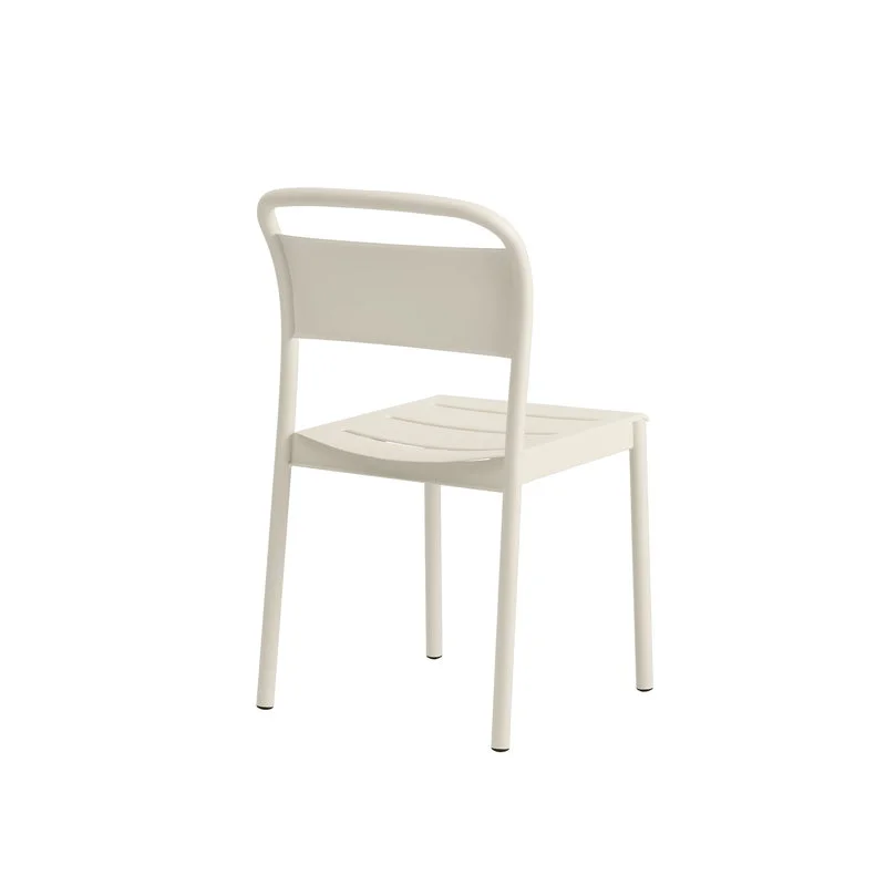 Muuto Linear Steel Side Chair, Off White 5 Muuto Linear Steel Side Chair, Off White - Image 3