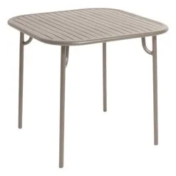 Petite Friture Week-end Table, 85 X 85 Cm, Dune -Fredericia Sales M0741106 week end squarre table dune PF packshot 2 RVB