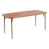 Petite Friture Week-end Table, 85 X 180 Cm, Terracotta -Fredericia Sales M0743313 week end rectangular table medium terracotta ee